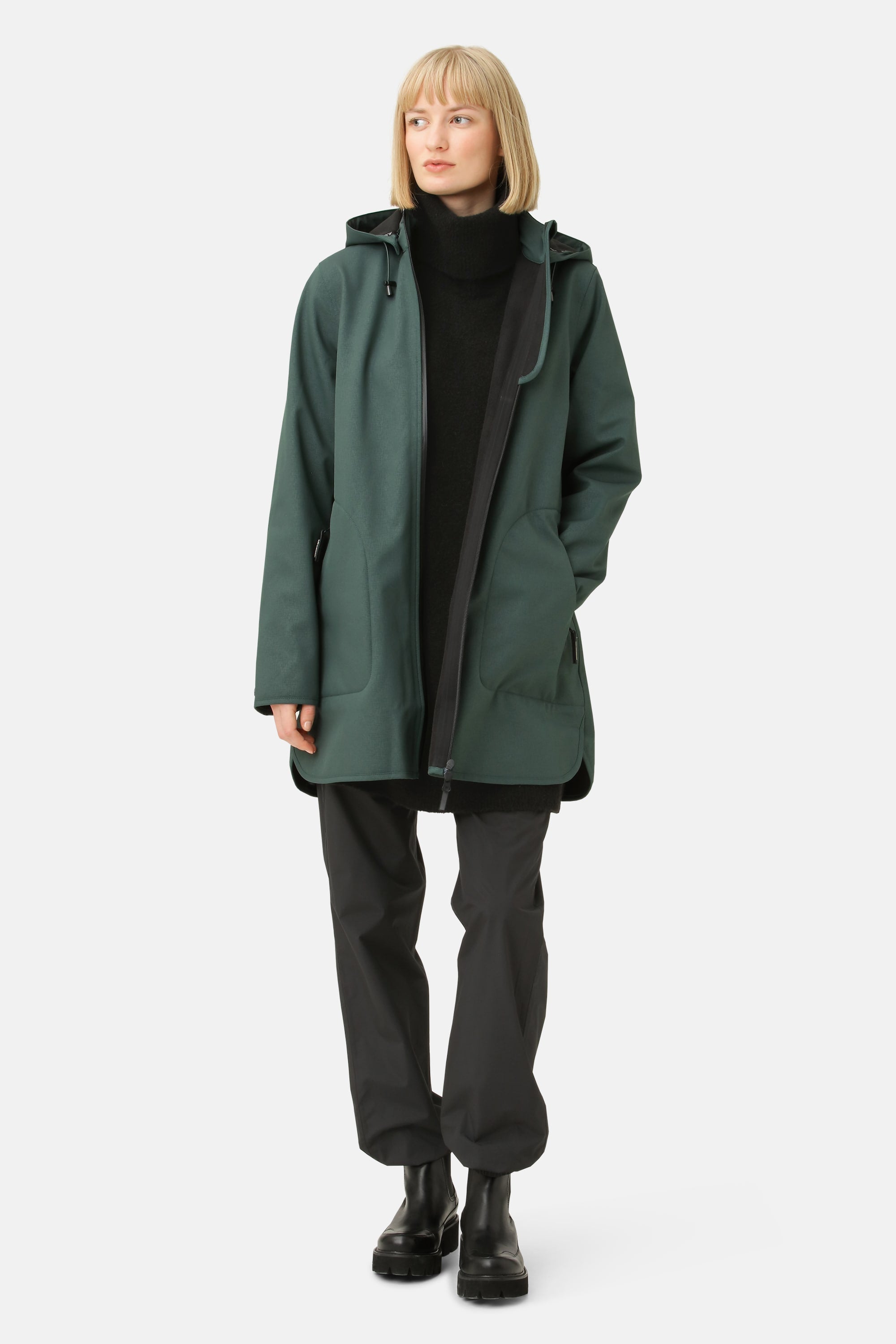 Softshell Regnjakke A-fasong - Beetle
